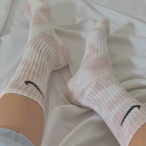 Mocha Tiedye Nike socks